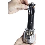 Electric Salt and Pepper Grinder Set Adjustable Coarseness Stainless Steel Battery Operated Mill With LED Light and Complimentary Mill Rest (Pack of 2 Mills) Electric Salt and Pepper Grinder Set Adjustable Coarseness Stainless Steel Battery Operated Mill With LED Light and Complimentary Mill Rest (Pack of 2 Mills)