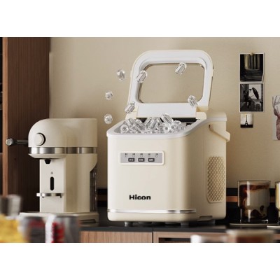 Hicon 15KG Compact Home Ice Maker: Effortless Cooling at Your Fingertips